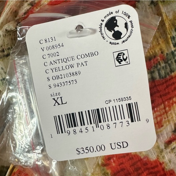 Free People Ethereal Bohemian Renaissance Timeless Tapestry Maxi Dress XL NWT - Picture 14 of 17